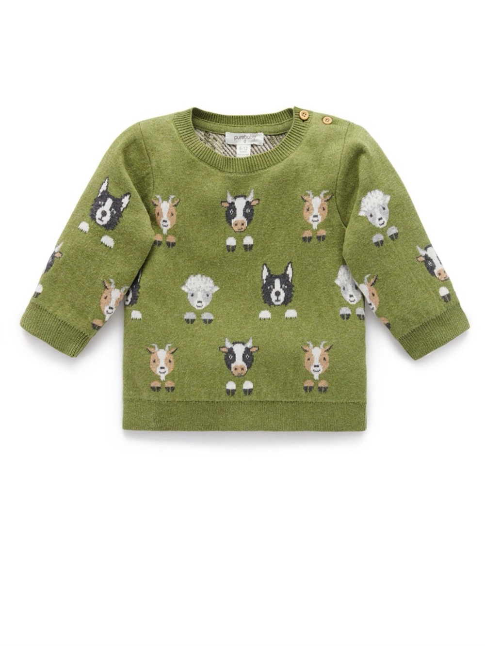 PUREBABY | Farm Friends Sweater